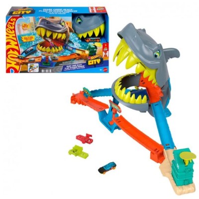 Pista Playa De Boca De Tiburón Hot Wheels