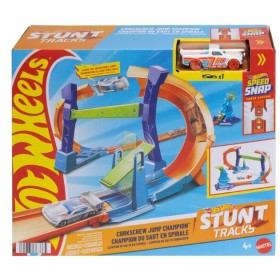 Hot Wheels Conjunto de Pista con Coche de Juguete, Conjunto con voltereta y Salt