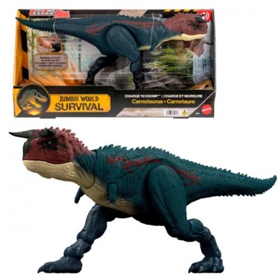 Jurassic World Charge N Chomp Carnotauro Figura de Acción