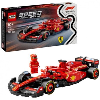 Lego Speed Champions Coche de Carreras Ferrari SF-24 F1- 77242