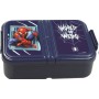 Sandwichera con 3 compartimentos Spiderman