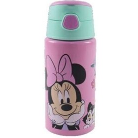 Botella Aluminio Flip Minnie 500Ml