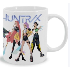 Taza Cerámica K-Pop Demon Hunters Huntrix 325 ml Netflix