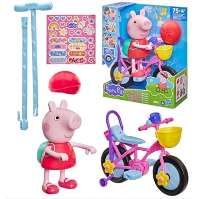 Peppa Pig Bicicleta con Peppa Figura interactiva con más de 75 Sonidos