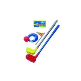 Set Golf Palos Bola Bandera Y Hoyo