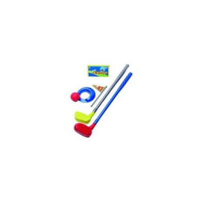 Set Golf Palos Bola Bandera Y Hoyo