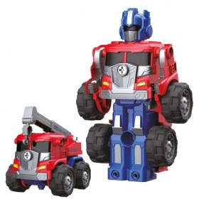 Robot Armable Rojo 3en1 27 Pzas