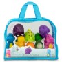 Bolsa Figuras De Baño Dinosaurios X8 Tachan
